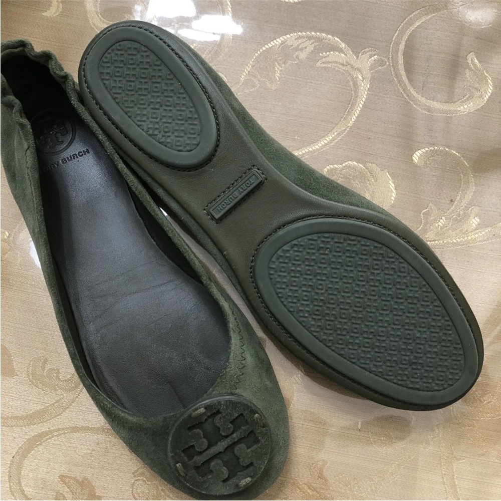 Tory Burch women’s shoes size 6.5 green color - Picture 3 of 8